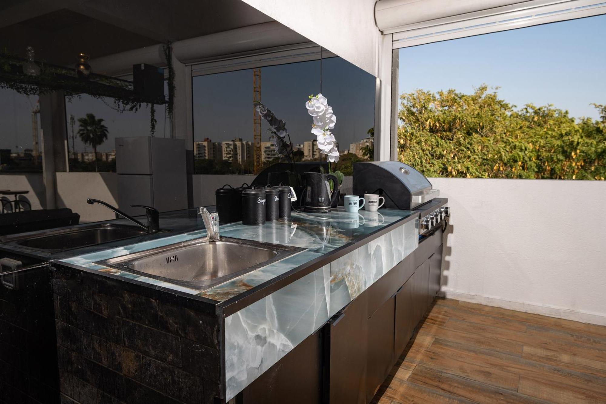 شقة Luxurious Penthouse In Tel Aviv With Pool المظهر الخارجي الصورة