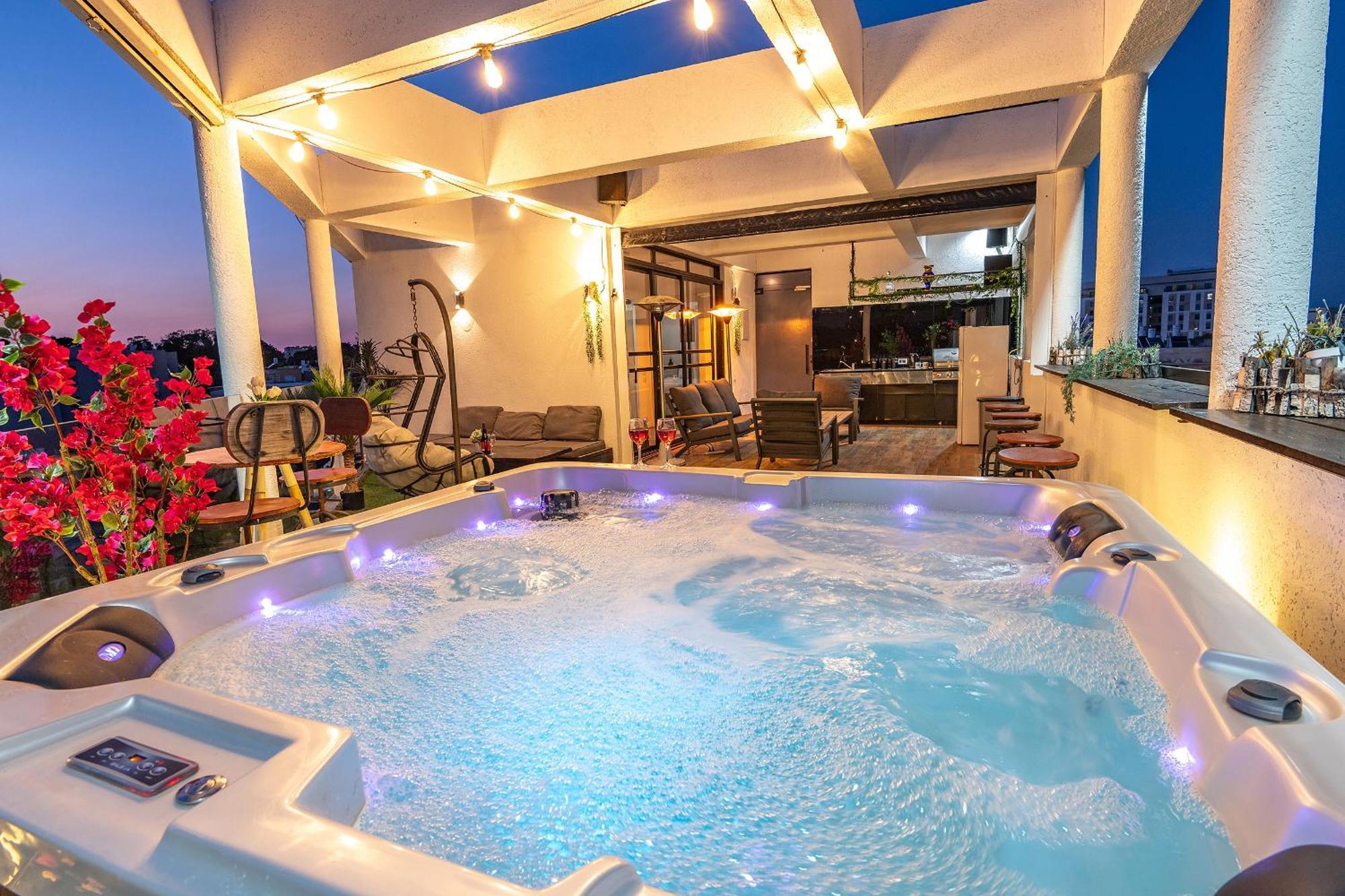 شقة Luxurious Penthouse In Tel Aviv With Pool الغرفة الصورة